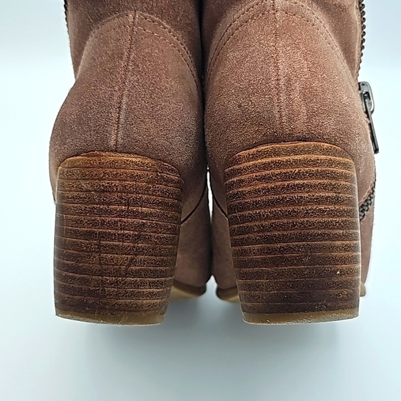 CHINESE Laundry Strawberry Field Ankle Booties Dusty Rose/ Blush 7.5 - Picture 6 of 8